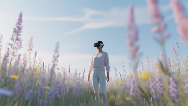 Virtual Reality Wildflower Meadow Walk